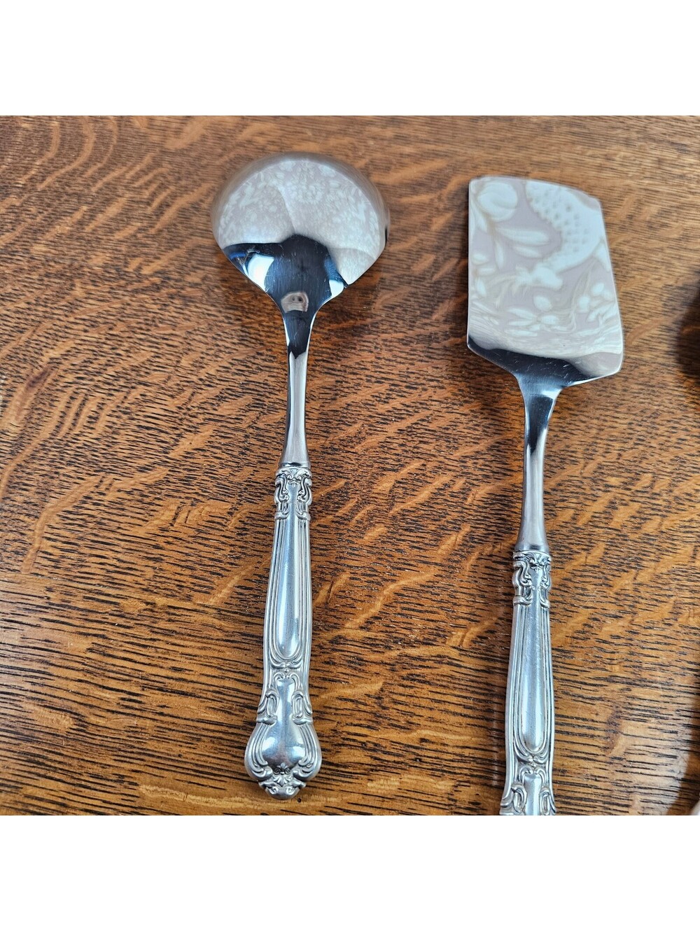 Gorham Chantilly Sterling Handle Lasagna Casserole Pie Cake Serving Set of 3 - Picture 10 of 15